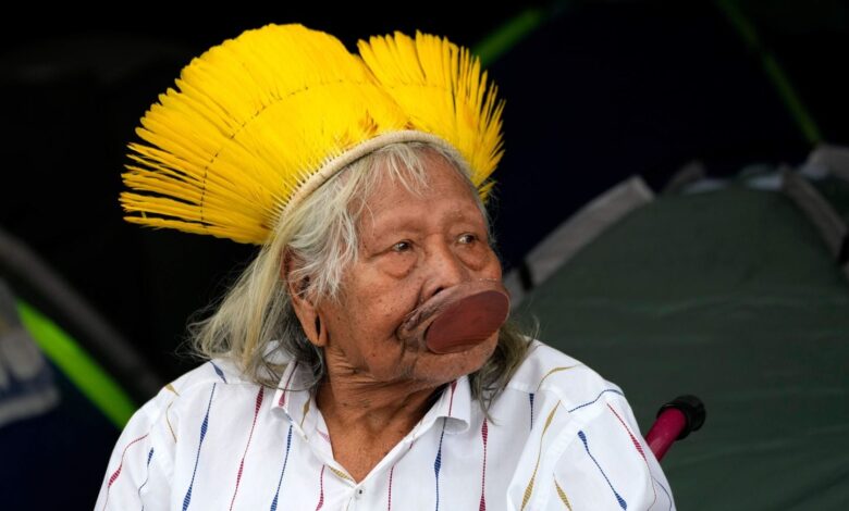 Emblemático defensor de la Amazonía, cacique Raoni ingresado en cuidados intensivos Emblemático defensor de la Amazonía, cacique Raoni ingresado en cuidados intensivos